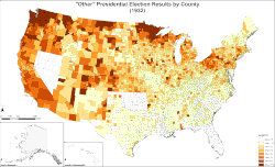 "Other" presidential election results by county