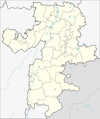Chelyabinsk is located in Chelyabinsk Oblast