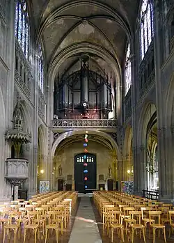 The nave and the tribune