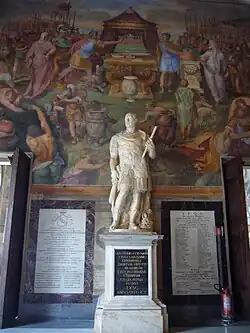 Hall of the Captains, statue of Marcantonio Colonna