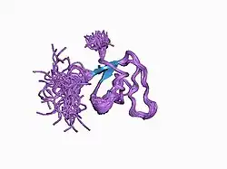 1aww: SH3 DOMAIN FROM BRUTON'S TYROSINE KINASE, NMR, 42 STRUCTURES