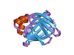 1kzw: Solution structure of Human Intestinal Fatty acid binding protein