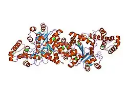 1r6u: Crystal structure of an active fragment of human tryptophanyl-tRNA synthetase with cytokine activity