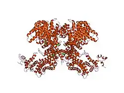 1ukl: Crystal structure of Importin-beta and SREBP-2 complex
