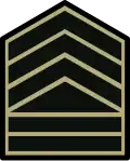 Technical sergeant insignia Philippine Army