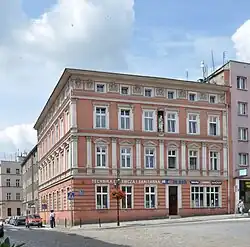 Typical preserved townhouse at the Market Square