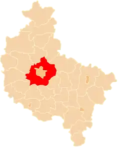 Location within the voivodeship