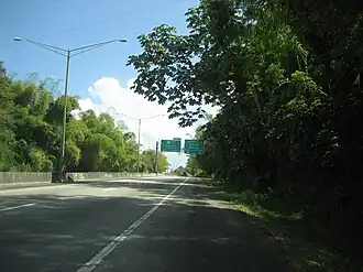 PR-30 approaching PR-60 in Humacao