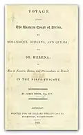 James Prior (1819) Voyage ... in the HMS NISUS