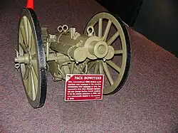 Front view of British example on display at US Army Ordnance Museum