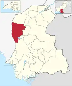 Dadu is located in the west of Sindh