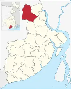 Location of Panskura