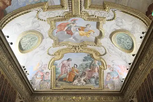 Ceiling paintings by Romanelli