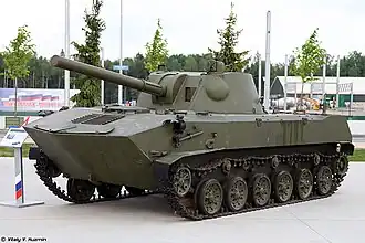 2S9 Nona-S 120 mm Soviet self-propelled mortar, 2016