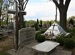 Grave of Polish priests and organist, murdered by the Germans during World War II