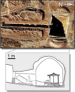 Passageway and burial chamber of Wirkak.[9]