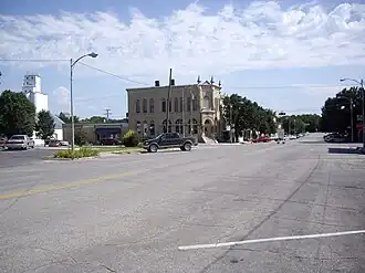 Downtown Peabody (looking south in 2010)