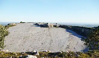 The trackway site as seen in 2012, when it was still known as Galinha Quarry.