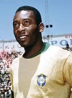 Pelé pictured in 1970