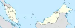 Locator map of Perlis in Malaysia (northwest)