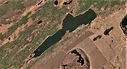 Lake Peschanoye Sentinel-2 image