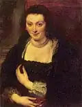 Portrait of Isabella Brant by Rubens, c. 1625 (Galleria degli Uffizi, Florence)
