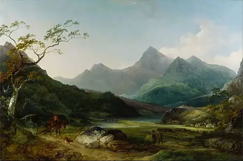 Snowdon from Capel Curig, 1787