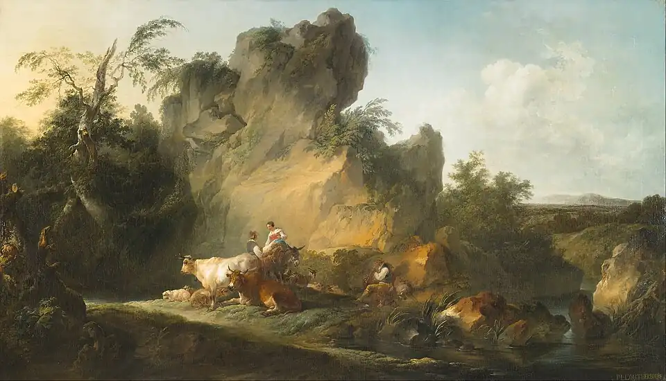 Landscape with Figures and Animals, 1763