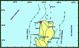 Tectonic Map of Far Northern Philippines including the Philippine Fault System