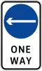 One-way (left, plate type)