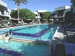The Arizona Biltmore Hotel Catalina Pool was built in the 1930s. The pool was often used by actress Marilyn Monroe and allegedly the site where American composer Irving Berlin wrote "White Christmas".