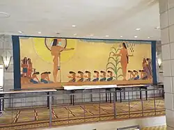 Depiction of the &quot;Legend of the Sun&quot; in the Arizona Biltmore Hotel.