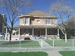 The Harry E. Pierce House was built in 1910 and is located at 632 N. 3rd Avenue. The house is the former residence of Harry E. Pierce. Pierce served as County Assessor during the 1920s, was secretary to Governor John C. Phillips from 1929 until 1932, and was chairperson of the Maricopa County Republican Central Committee. In addition to his political activities, Pierce was a partner in the real estate firm of Jacobs & Pierce. Pierce lived here from about 1911 until about 1930. It was listed in the National Register of Historic Places in 1983, reference #83003493.