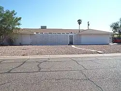 The John Ford Smith House built in 1959 and located at 5025 S. 21 Way.