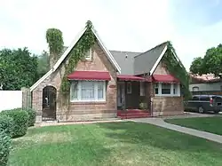 The Tudor Revival Residence, located at 1614 W. Vernon Avenue, was built in 1936. It is listed in the Del Norte Historic District of the Phoenix Historic Property Register in July 1993. The Del Norte Historic District was also listed in the National Register of Historic Places on December 21, 1994, reference: #94001482.