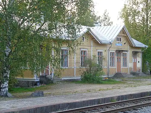 Pihlajavesi railway station in 2016