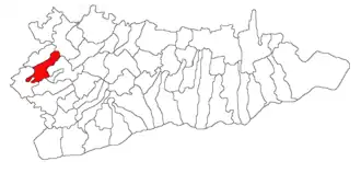 Location in Călărași County