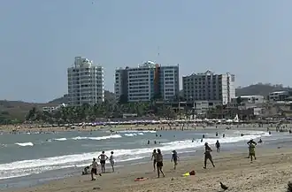 A beach in Playas