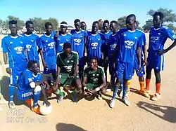 Football players from Majak Baai