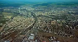 Aerial view of Plzeň
