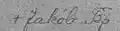 Signature of Bishop Roman Maria Jakub Próchniewski