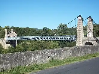 Suspension bridge of Margaix