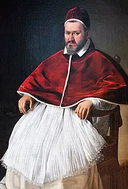 Painting of Pope Paul V, who was elected pope at the May 1605 conclave.