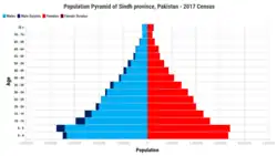 Population Pyramid of Sindh