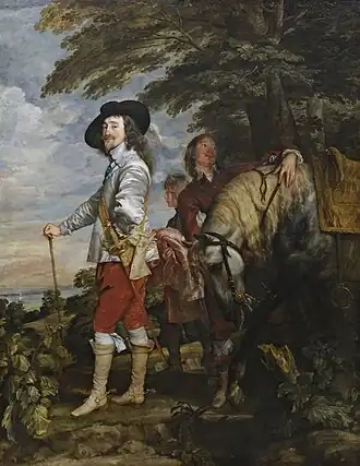 Van Dyck's Le Roi à la chasse, c.1635
