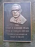 Sign for the Plaza