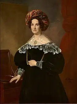 Portrait of Louise Hersent by Louise Adélaïde Desnos