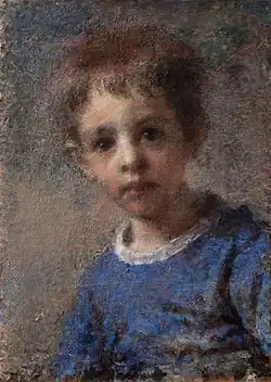 Portrait of the child William Morisetti (1885)