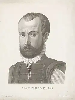 Black-and-white portrait of a bearded man wearing a high-collared shirt