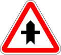 Crossroad with priority